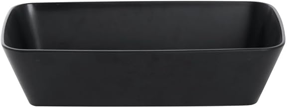 Serving Bowl Black Square - 12 1/2 L x 7" w x 3 1/5 H