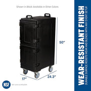 Carlisle FoodService Products Black / 10 Pan Capacity / Modern Storage & Transport