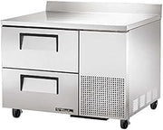 TRUE TWT-44D-2 Single Section 44" Deep Work Top Refrigerator, Two Drawers