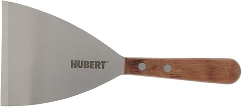 HUBERT Pan Scraper with Rosewood Handle Stainless Steel- 4 1/2"L x 4"W Blade