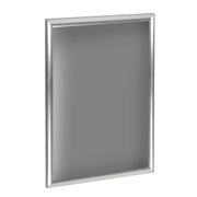 Azar Displays 11 in W x 17 in H Vertical/ Horizontal Snap Frame for Wall Use Only / Silver / 1 Store Sign Holders