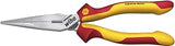 Wiha Long nose pliers with cutter Industrial Electric Straight Shape (35477) 160 mm Electrician's Pliers VDE Approved, Stückgeprüft Stable and Strong