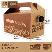 Stock Your Home 15 / 96 oz / Brown Boxes