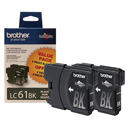 Brother Black 1 / Pack of 2 / 2 Inkjet Ink Cartridges