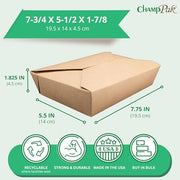 SOUTHERN CHAMPION TRAY Kraft / 7-3/4" x 5-1/2" x 1-7/8" / 1 Boxes