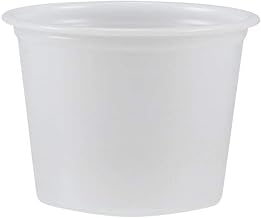 Dart P100N 1 oz Translucent PS Portion Container (Case of 2500)