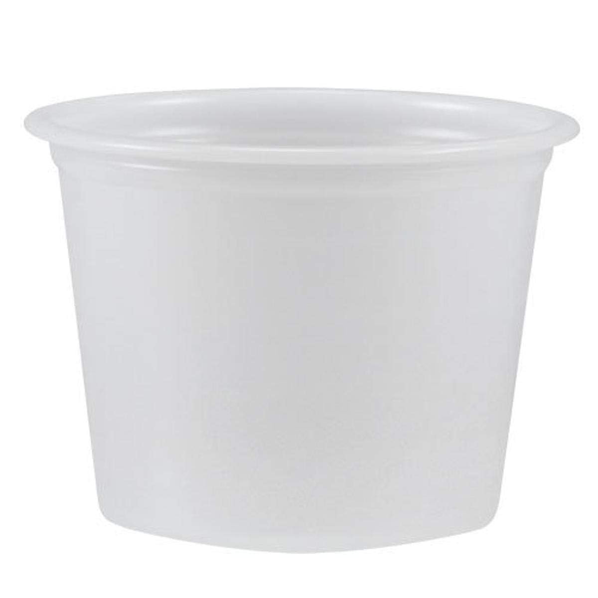 1 oz Translucent PS Portion Container (Case of 2500) by DART – 2500 Count (Pack of 1), 1.0 fluid_ounces, Polystyrene (PS), Translucent, Pack of 2500