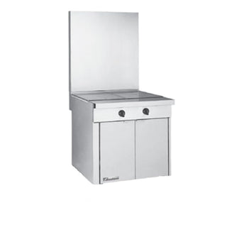 Southbend Platinum Heavy Duty 36" Gas Range w/ 36" Griddle & Convection Oven Base by Imperial – 36 inches, Iron, Silver, Model P36A-GGG