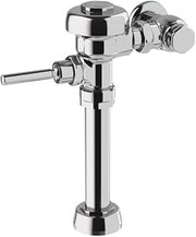 111 Manual Water Closet Flushometer, 1.28 GPF, Polished Chrome | Flushometer valve, Fixture Connection Top Spud, Single Flush, Sloan Exposed Manual Water Closet Flushometer, 3780046
