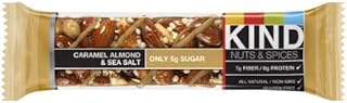 Kind, Nuts & Spices Bar, Caramel Almond (Pack of 4)