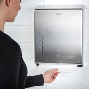 Carlisle FoodService Products Silver / 500 Multifold/300 C-Fold / 1 Paper Towel Holders