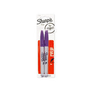 Sharpie 2 Count (Pack of 1) / Purple / Standard Packaging Permanent Markers