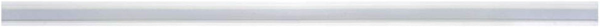 HUBERT Clear Plastic Peel and Stick Quick Clip Sign Holder - 48"L x 7/8"H