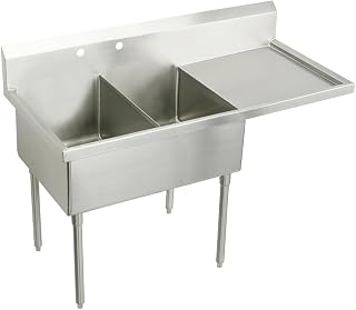 Elkay WNSF8254R4 Commercial Sink, Lustrous Satin Finish
