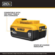DEWALT 20V MAX / Black/Yellow / 1 Battery Packs