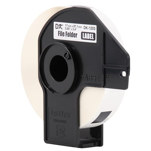 Brother White / 3 Rolls / 1 File Folder Labels
