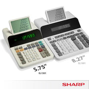Sharp Compact / Calculator / White Printing