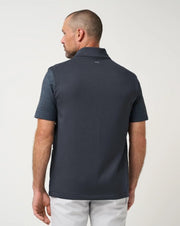 Mens Point Of Sail Vest Mood Indigo Small by TravisMathew – Small, Polyester Blend, Mood Indigo, Model A46644_4MIN_