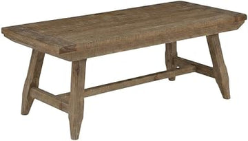 Starlight Canyon Home Brown Coffee Table with Sturdy Wood Construction, Spacious Surface for Living Room, Modern Design, 48-Inch Width