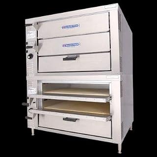 Bakers Pride GP-62HP Pizza Bake Oven, Countertop, Gas, 2 Compartment, 120,000 BTU