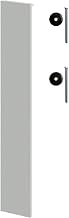 Interion Modular Partition Finished End Cap for 16"H Stacking Panel