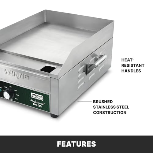 Waring 14 Inch | Model WGR140X / 14 Inch / Silver Commercial Griddles
