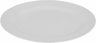 G.E.T. OP-621-W Melamine Break-Resistant Oval Serving Platters, 21" x 15", White, Large
