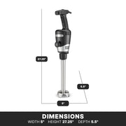 Waring 12" Shaft / Stainless Steel / Immersion Blenders Countertop Blenders