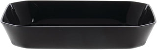 Delfin 3.25 Qt. Black Cut Corner Bowl