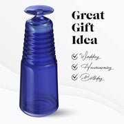 American Atelier Navy / 11" H x 4" L x 4" W / Casual Carafes