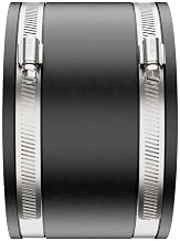 Fernco P1005-88 Flexible PVC Pipe Coupling for Concrete to Clay Plumbing Connections