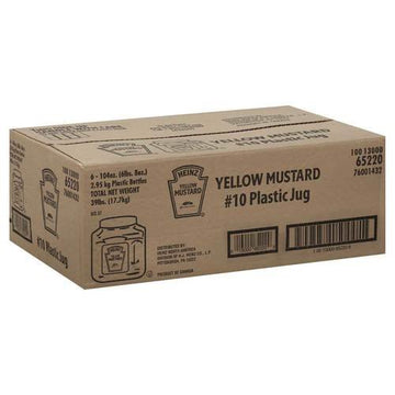 Mustard no.10 Jug 6 Case 7.13 Pound by HEINZ – Pack of 6