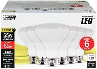 Feit Electric BR30DM/10KLED/6 6PK 9.5W SW Br30 Bulb - Quantity 4