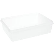 Food Storage Container Translucent 2.6 Gallon Plastic- 15 3/4"L x 11 3/8"W x 4 3/8"D by IEL - LACHANCE – 2.6 gallons, Polyethylene, Translucent, Model 69575633303