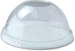Fabri-Kal DLKC16/24 Kal-Clear Plastic Dome Lids for Cups, 1000 / Case