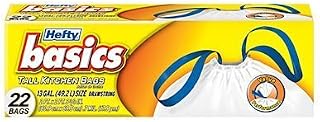 Hefty Basics Tall Kitchen Bags 13 Gal
