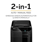 Fellowes Black / 1 / 600-Sheet Shredders