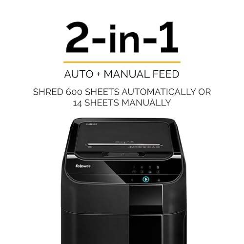 Fellowes Black / 1 / 600-Sheet Shredders