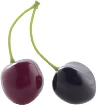 Artificial Cherries on a Stem Red Plastic - 1" L