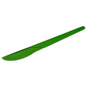Compostable CPLA 6" Plastic Knives by ECO PRODUCTS – 6 inches, CPLA, Green, Model EP-S011-WGN