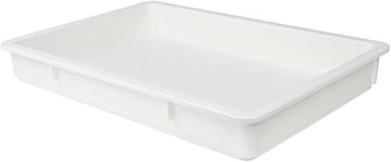 Cambro DB18263P148 White 18" x 26" x 3" Pizza Dough Box - Qty: 1