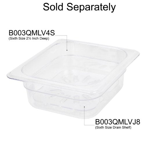 Thunder Group 2-1/2-Inch deep / Clear / 6.0 inches Storage & Transport