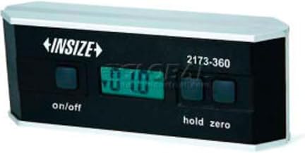 INSIZE Electronic Digital Protractor & Level 0-360 Degrees 2173-360 - 1 Each