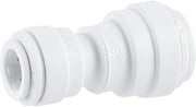 John Guest Speedfit 5/16 Inch OD x 1/4 Inch OD Reducing Union, Push to Connect Plastic Plumbing Fitting, PP201008WP