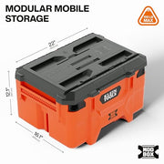 KLEIN TOOLS Medium / Orange / 100.0 pounds Tool Boxes