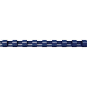 Plastic Combs - Round Back by Fellowes – 3/8", 55 Sheet Capacity, 55.0 pages, Plastic, Navy, Model 52505