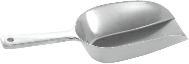 HUBERT 12 oz Scoop with Flat Bottom Aluminum