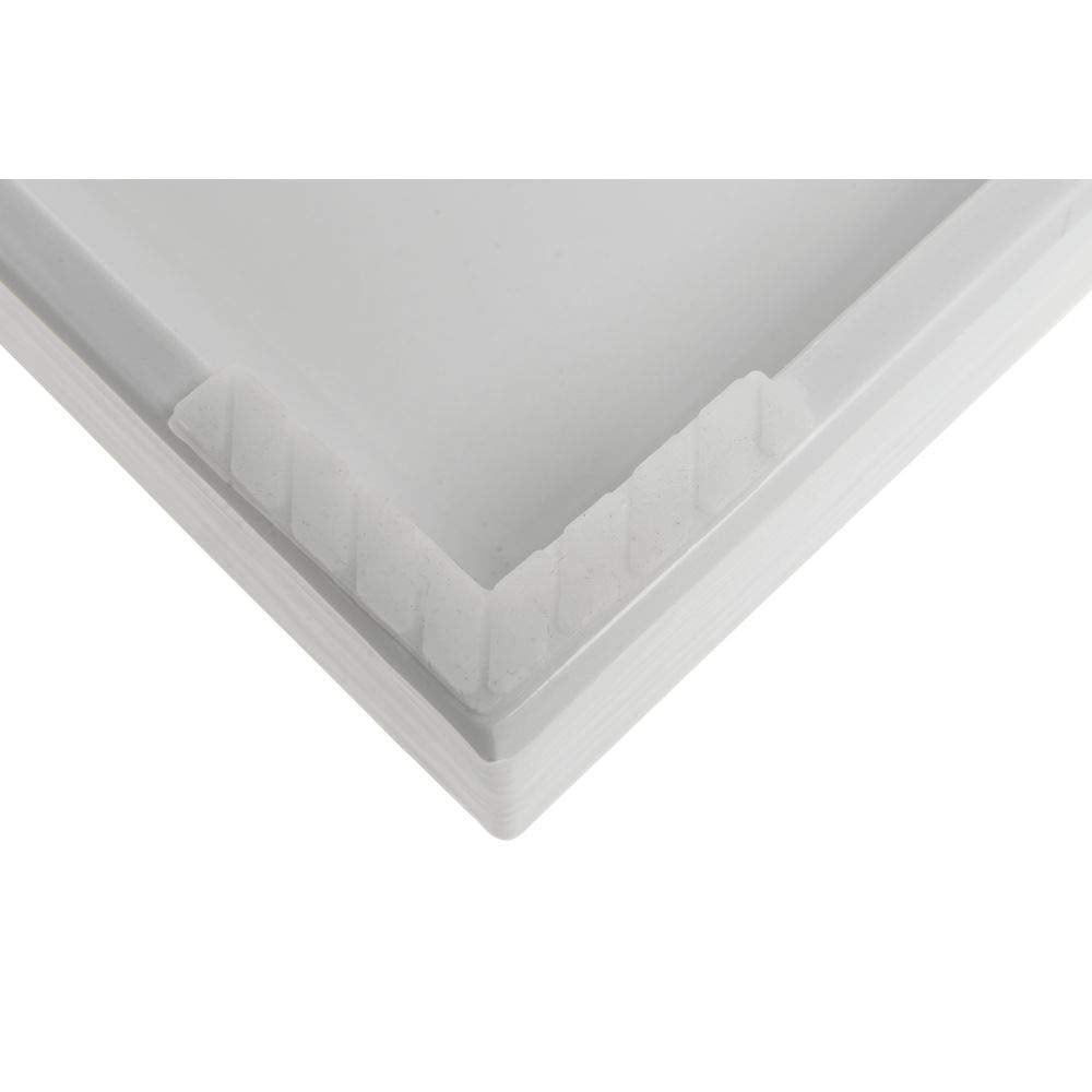 Cerve Collection White Melamine Replacement Top for Rectangular Riser - 10 1/2"L x 6 2/5"W by HUBERT – Melamine, White, Model 94697