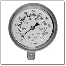 Marshall A12414 Middleby Marshall A12414 PRESSURE GAUGE (A12414)