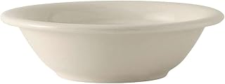 Tuxton China BEB-260C Pasta Bowl, 26 oz., 7-7/8" Diameter x 2-3/8"H, Round, Microwave and Dishwasher Safe, Oven Proof, Fully Vitrified, Ceramic, DuraTux, American White/Eggshell, Pack of 12